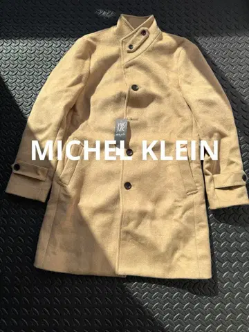 MICHEL KLEIN 체스터 코트 베이지 사이즈 46 M 울 혼방