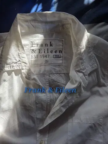 Frank & Eileen 주름 가공 셔츠 S 사이즈