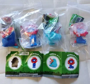 미야쿠미야쿠 [카모노하시의 이코짱] 캡슐 피규어 4종 컴플리트