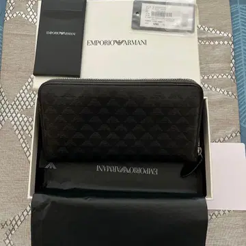 EMPORIO ARMANI 장지갑 블랙