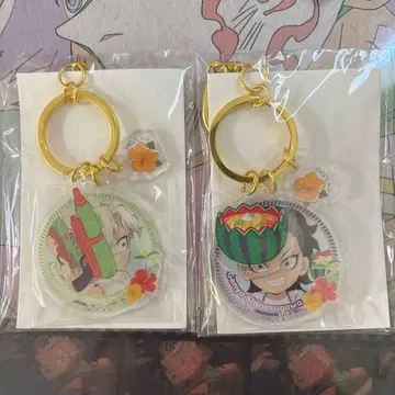 귀멸의 칼날 바닷가 휴게소 콤비 아크릴 참 시나즈가와 형제