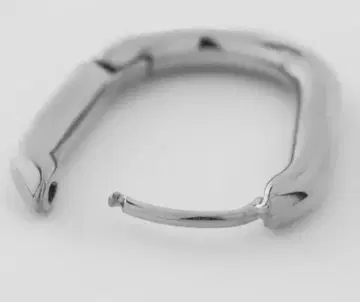 미미 mimi33 오벌 후프 귀걸이 스테인리스