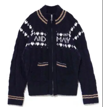 andmary 메리 니트 코위찬 네이비