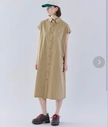 GYMPHLEX 코튼 슬리브리스 원피스