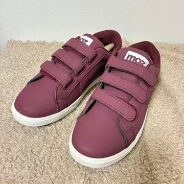moz 모즈 벨크로 테이프 와인 레드 24.5cm 캐주얼 스니커즈