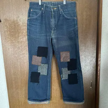 Lee 패치워크 데님 청바지