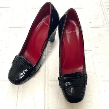 MANA 펌프스 힐 에나멜 23cm