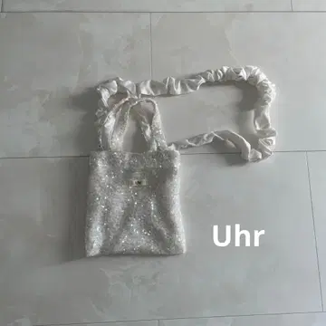 Uhr 미니 스팽글 토트백