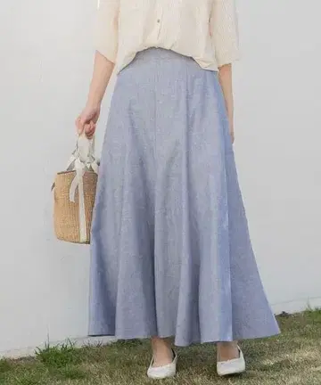 어반 리서치 서니 라벨 린넨 혼방 머메이드 플레어 스커트 38 사이즈