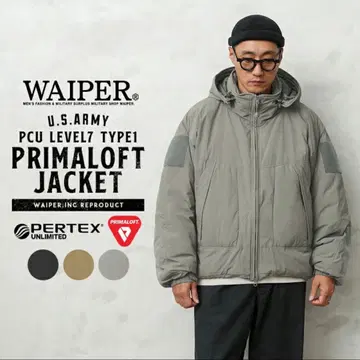 WAIPER 미군 LEVEL7 TYPE1 PRIMALOFT 자켓 M