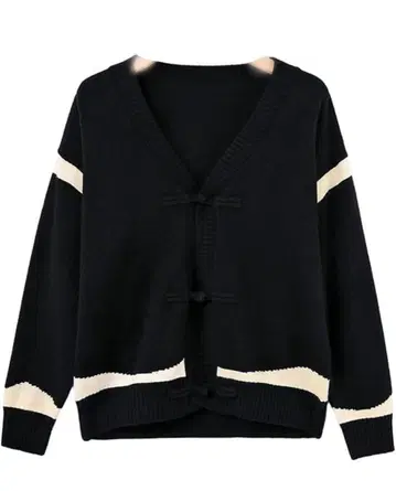 남성용 가디건 V넥 긴팔 니트 가디건