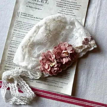 꽃 레이스 보닛 브라이스 아웃핏 핸드메이드 네오 브라이스 의류