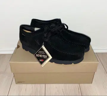 26.5cm 새상품 Clarks GORE-TEX 왈라비 스웨이드 블랙