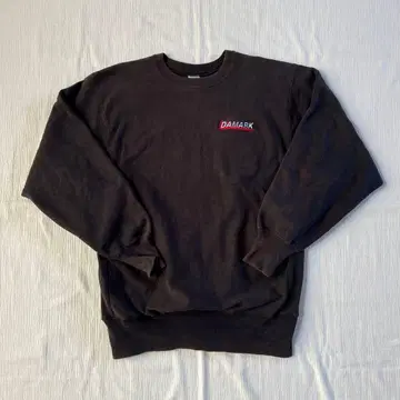 90s USA 챔피온 리버스 위브 블랙 기업 로고