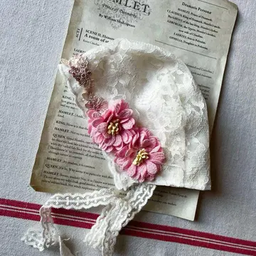 꽃 레이스 보닛 브라이스 아웃핏 핸드메이드 네오 브라이스 의류