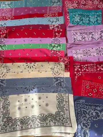 80s 90s 미국제 반다나 믹스 20장 D