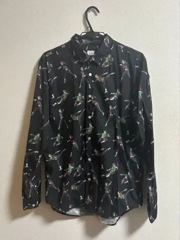 graniph 가면라이더 긴팔 셔츠