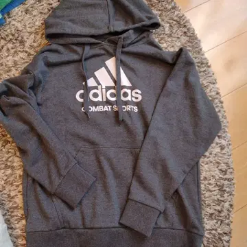 아디다스 여성용 트레이닝복 후드티 그레이 M 사이즈