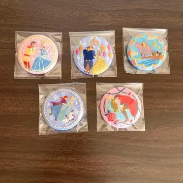 디즈니 자수 캔뱃지 5개 세트