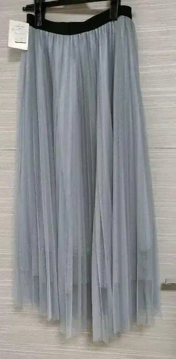 ICHIOKU.COM 택 포함 F 튤 롱 스커트 새틴 안감