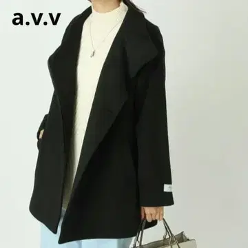 D362 a.v.v 스탠드 카라 미디 코트