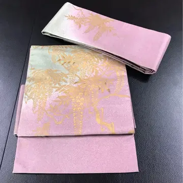 [ 부착 오비 만들기 오비 ] 등나무 꽃무늬 2부식