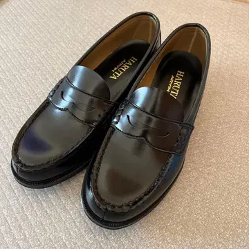 HARUTA 블랙 로퍼 24.5cm