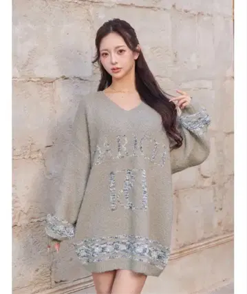 [ Darich ] 믹스 컬러 RD 니트 튜닉