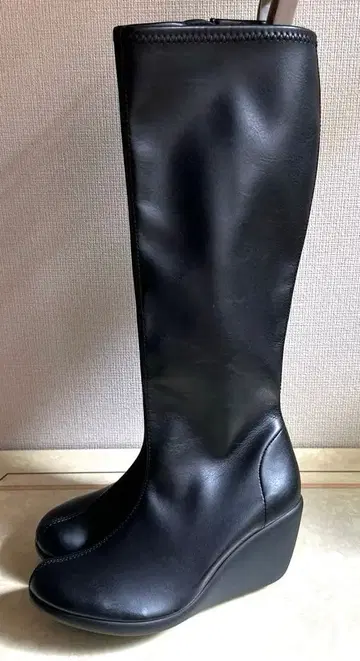 리게타 블랙 롱 부츠 M 사이즈 ( 23~23.5cm )