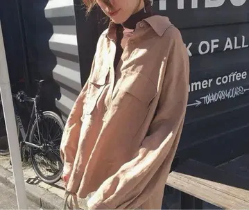 그리드 오버 셔츠