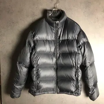 다운 자켓 다운 90% L 사이즈 블랙 드로 코드 포함 구제 의류