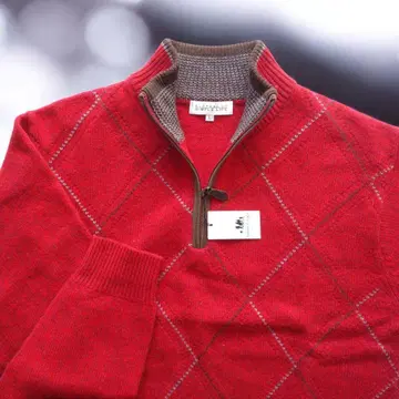 엘리먼트 오브 심플 라이프 캐시미어 혼방 하프 지퍼 니트 스웨터 /L