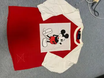 미키마우스 래글런 T FAT TOKYO JAPAN S 5부 소매 Y2K