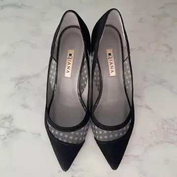 Diana 블랙 스웨이드 하이힐 펌프스