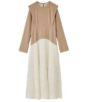 CLANE 프린지 도킹 플레어 원피스