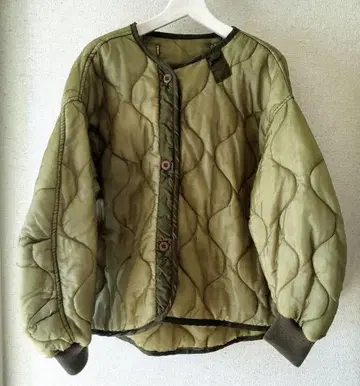 나카메구로 H 아쉬 퀼팅 블루종