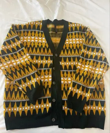 기하학 패턴 가디건 M 사이즈