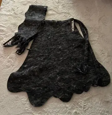 HONMA 밑단 웨이브 디자인 스커트&스톨 세트