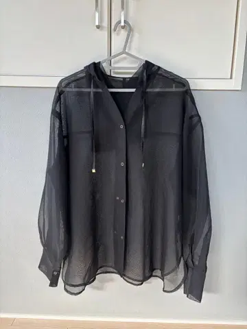 B.C STOCK 후드 시어 블루종 블랙