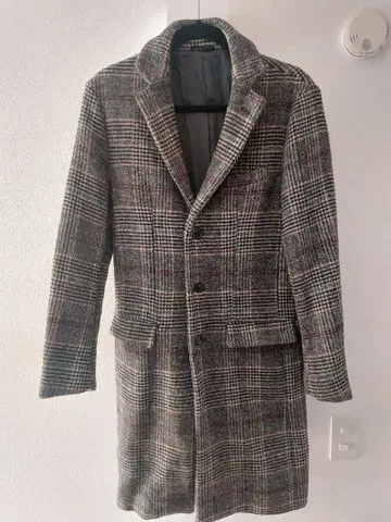 GRAND GLOBAL 체스터 코트 체크