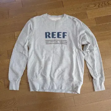 REEF 그레이 맨투맨 트레이닝복