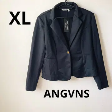 ANGVNS 블랙 테일러드 자켓 XL 블랙 자켓 아우터