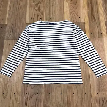 SAINT JAMES 세인트 제임스 보더 티셔츠 롱 슬리브 M