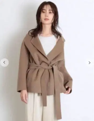 SNIDEL 허리 마크 리버 코트