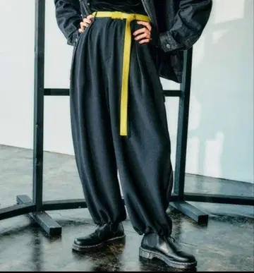 니코앤드 해린본 2턱 페인터 팬츠 블랙 L