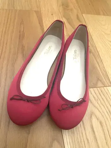 르 탈롱 리본 포함 핑크 발레 슈즈 23.5cm