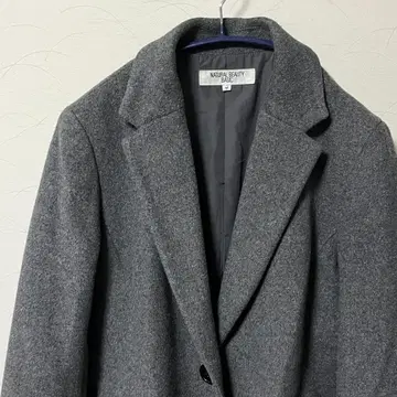 내추럴 뷰티 베이직 그레이 롱 코트 여성용 M