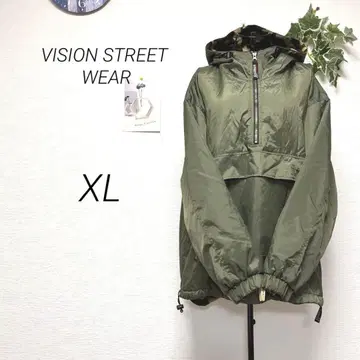 10491 VISION STREET WEAR 속기모 후드 부착 풀오버