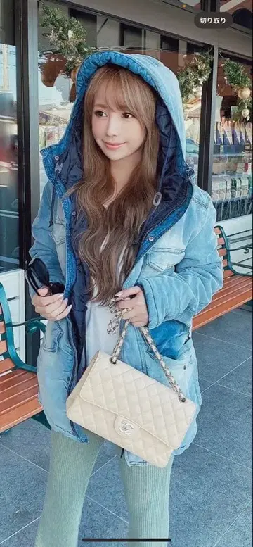 mocoa's 모코아즈 데님 자켓 아우터.