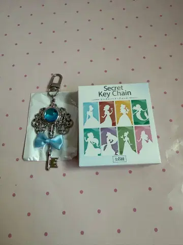 디즈니 스토어 시크릿 키체인 스카이블루 신데렐라